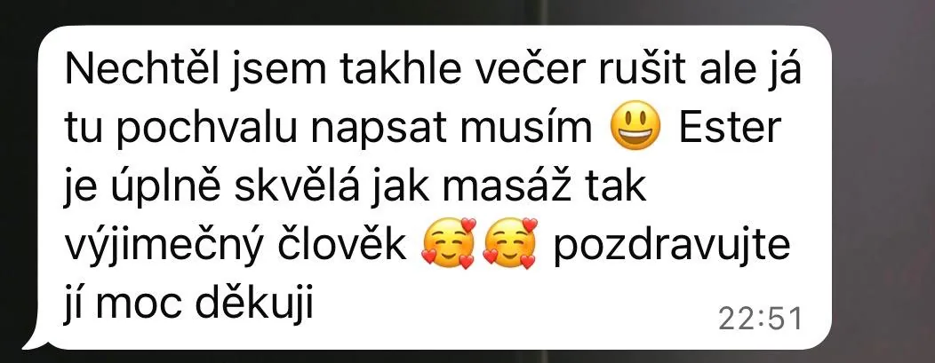 Zpráva od klienta