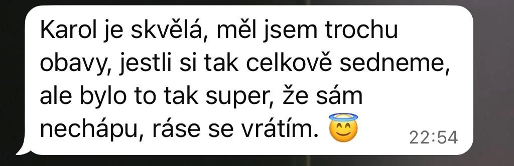 Zpráva od klienta